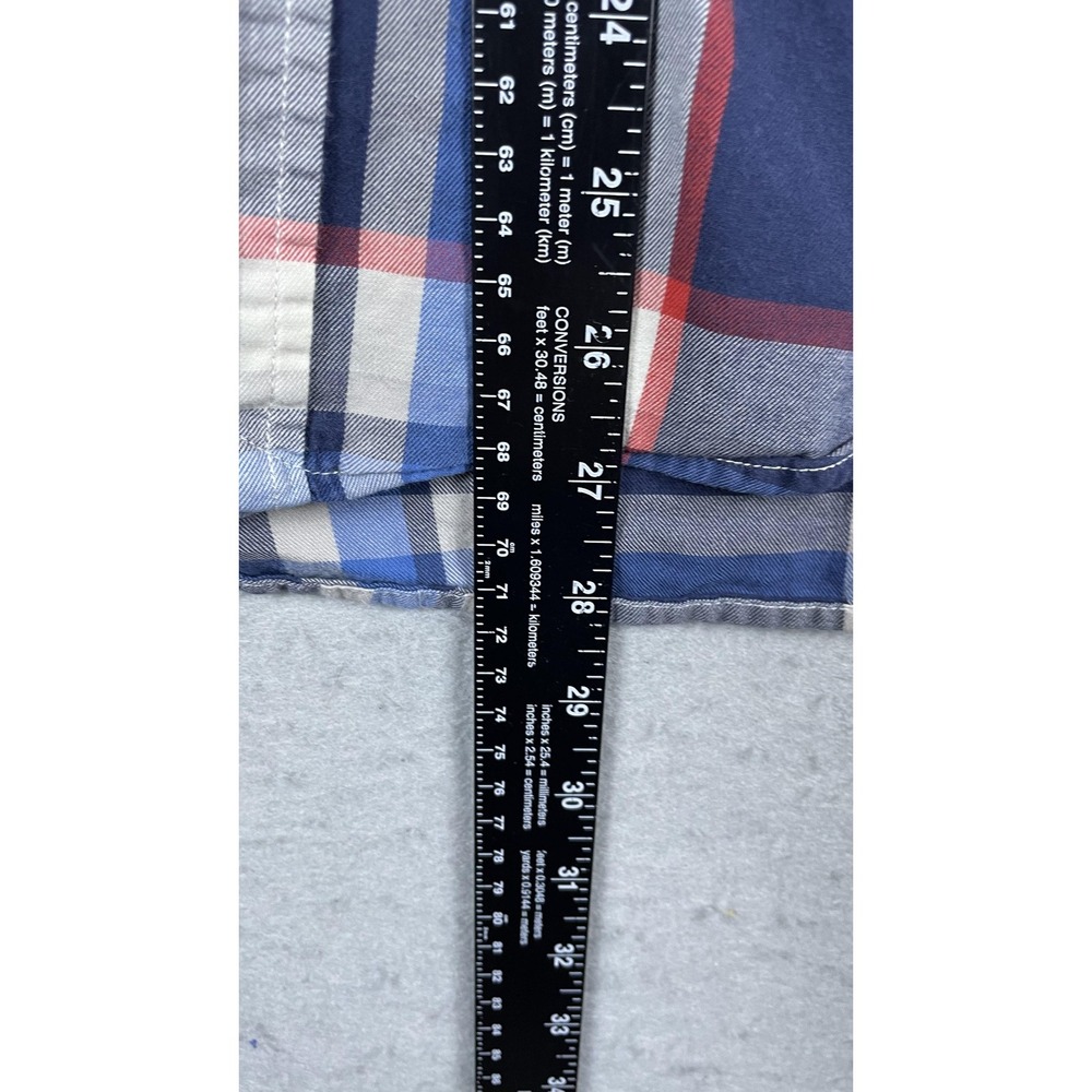 Polo Ralph Lauren Shirt Boys Large 14-16 Blue Red Plaid Button Front Long Sleeve - Picture 5 of 7